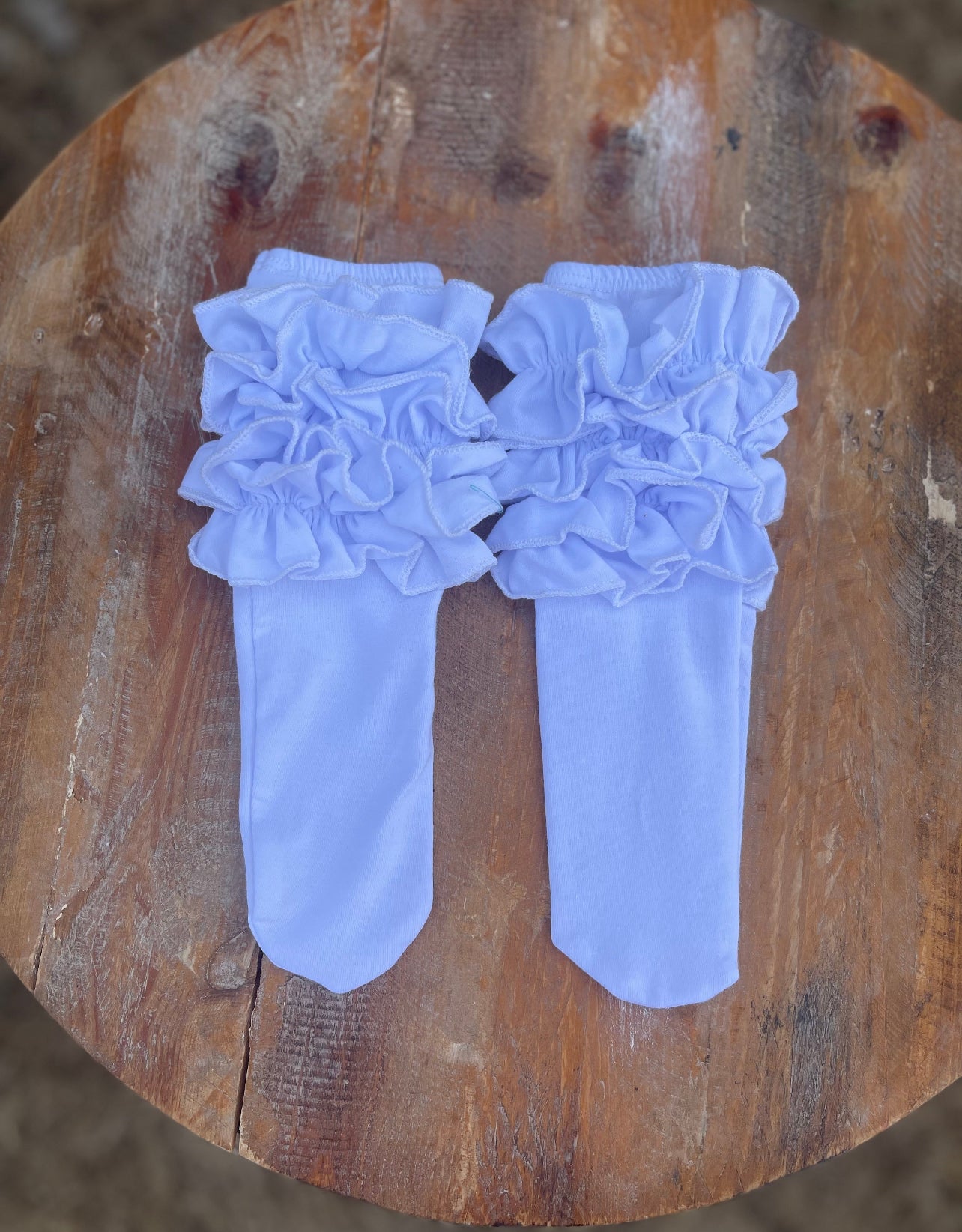 Ruffle boot socks