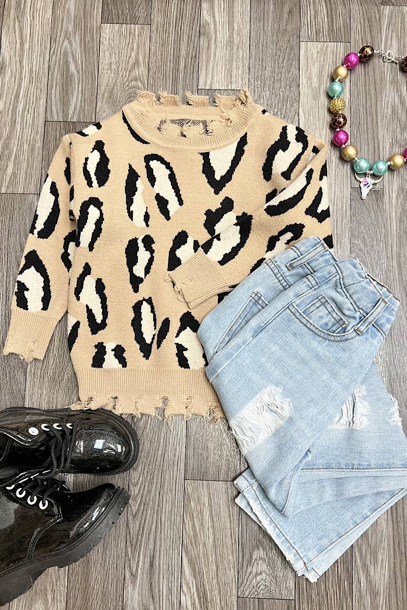 ANIMAL PRINTED SWEATER