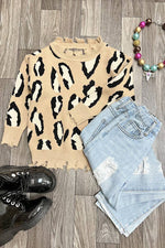 Load image into Gallery viewer, ANIMAL PRINTED SWEATER
