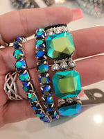 Load image into Gallery viewer, IRIDESCENT CRYSTAL BRACELETS
