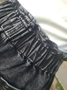 BLACK VINTAGE WASHED SHORTS