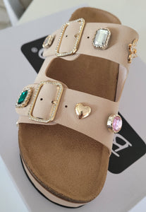 GEM STUDDED SANDALS