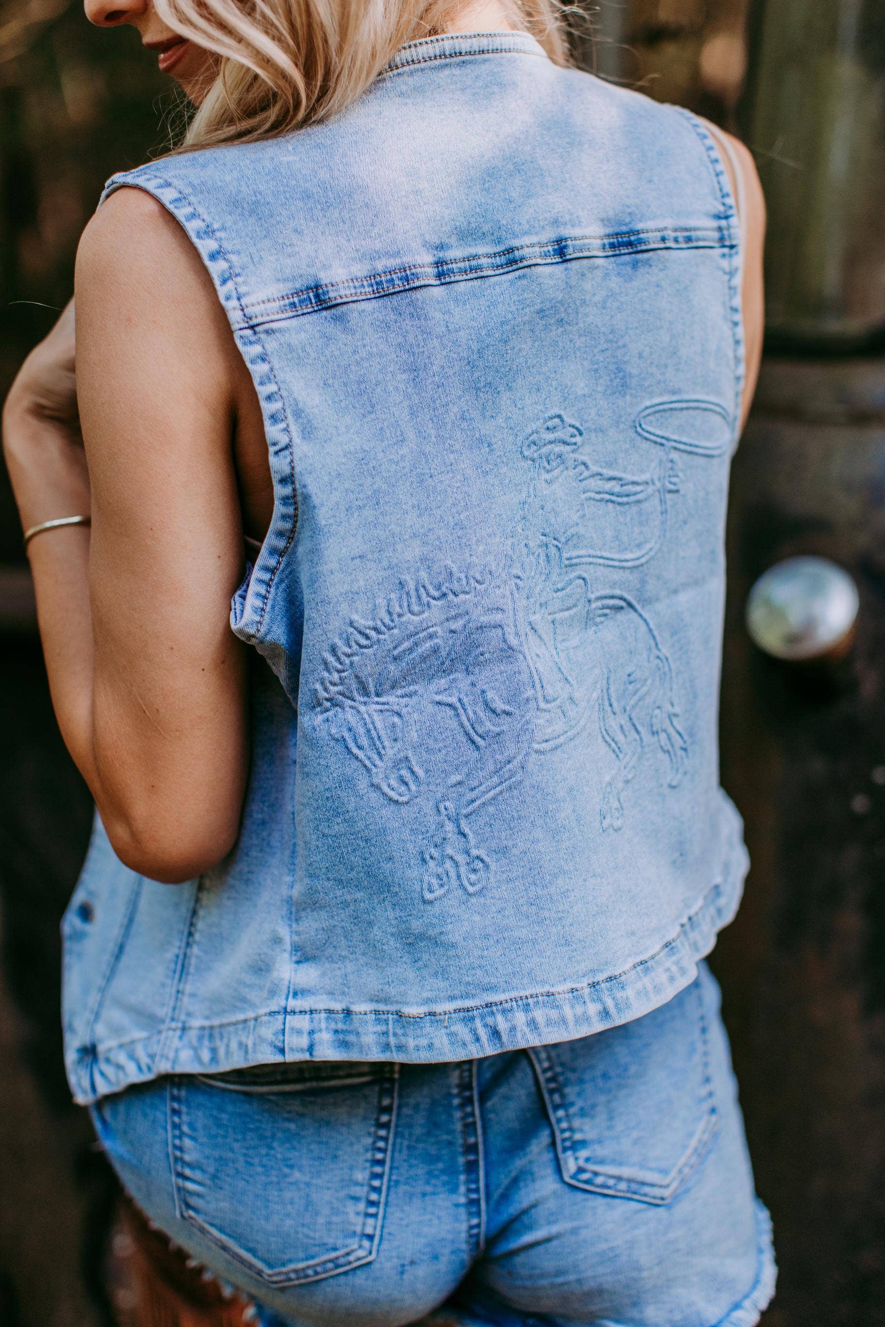 Sterling Denim Vest