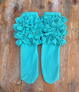 Ruffle boot socks