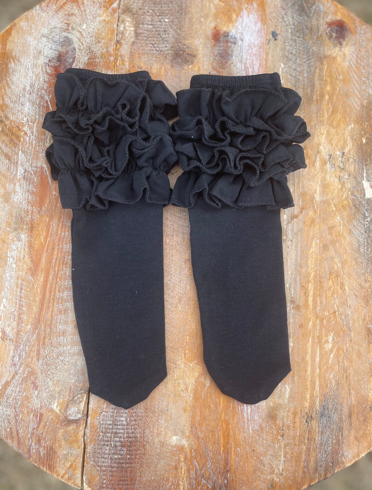 Ruffle boot socks