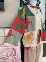 Load image into Gallery viewer, HORSE HEAVEN CARDIGAN

