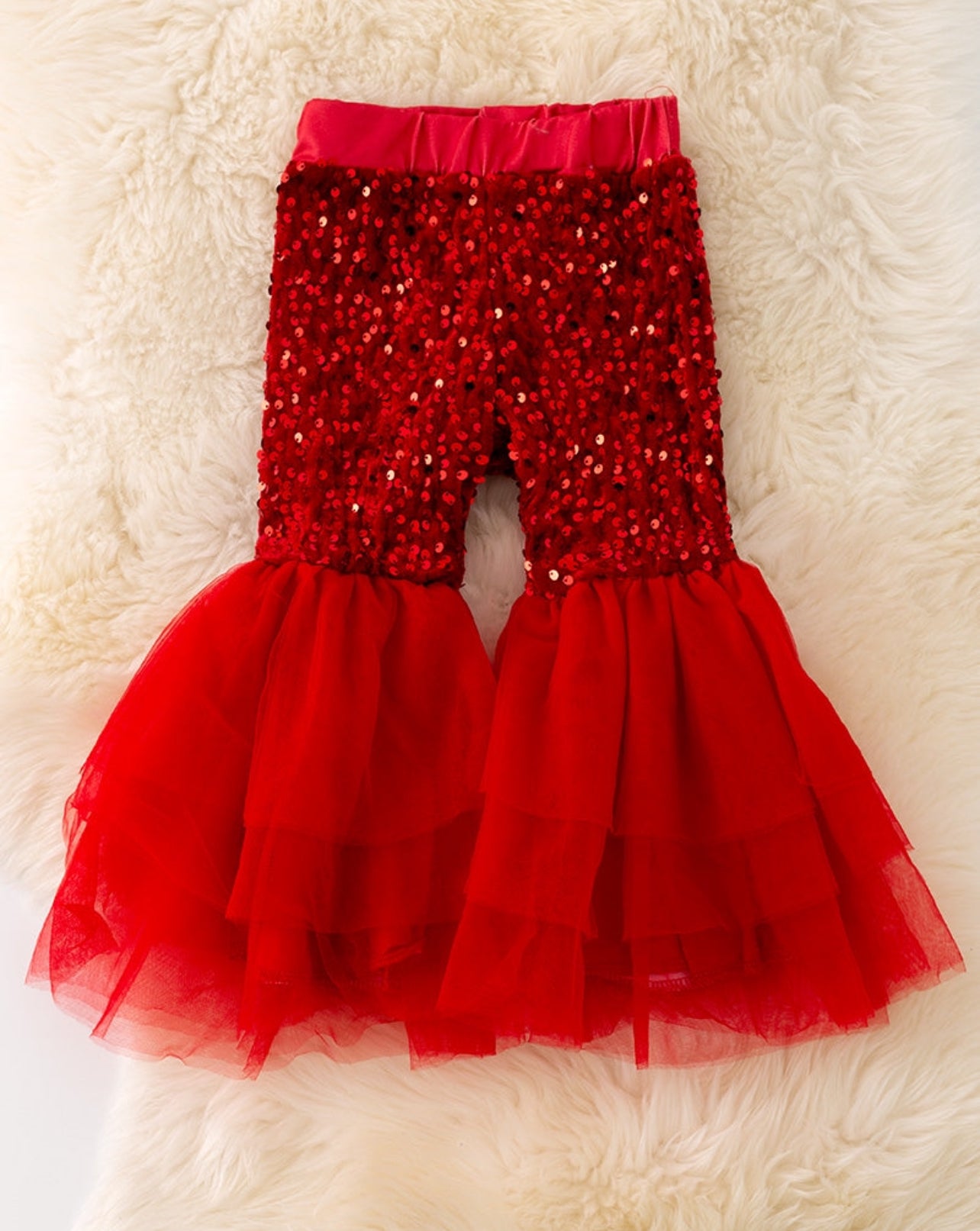 Sequin tule bell bottom❤️💖