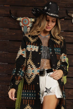 Load image into Gallery viewer, BLACK AZTEC MIX MATCH JACKET
