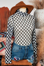 Load image into Gallery viewer, Checkered Bodysuit
