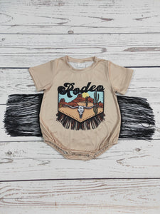 Baby Rodeo Fringe Romper