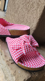 Load image into Gallery viewer, RED PLAID SANDELS
