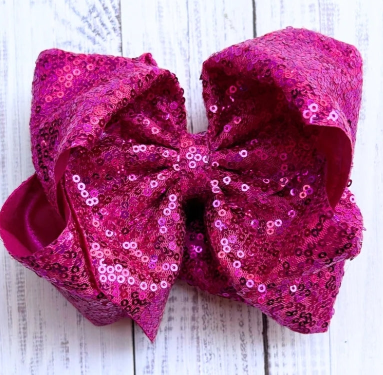 SEQUIN BOWS