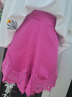 Load image into Gallery viewer, PINK LACE SHORTS
