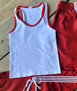 RED TANK TOP