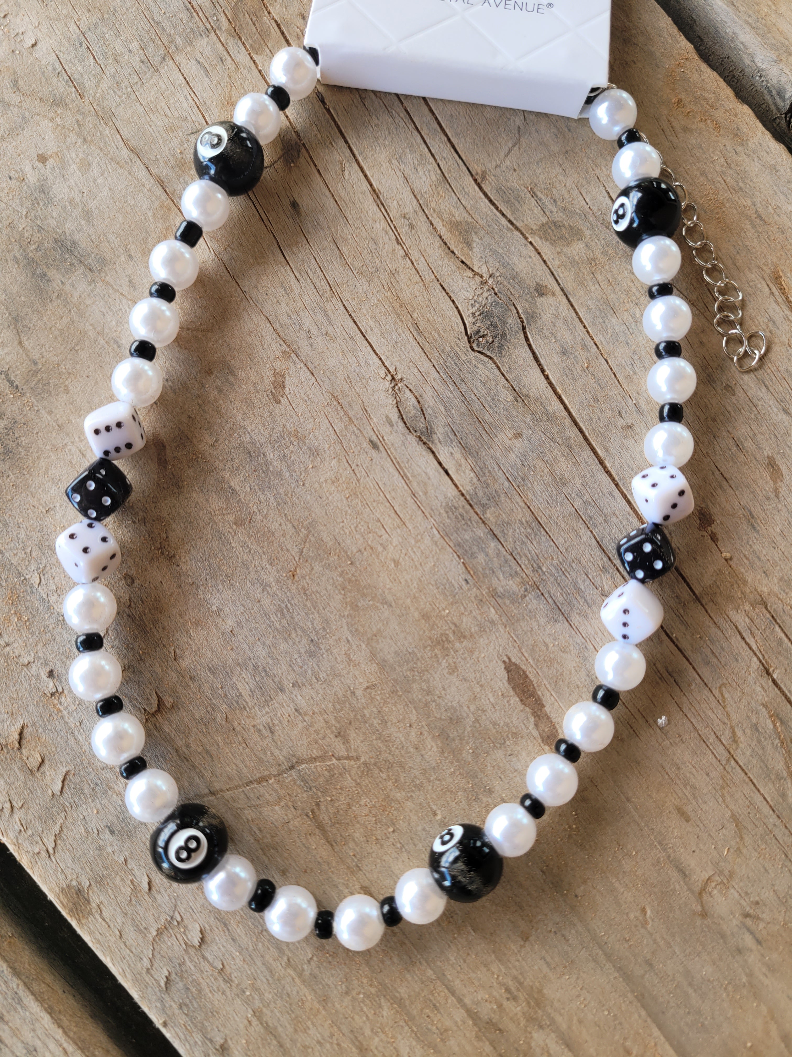 DICE BEAD NECKLACE