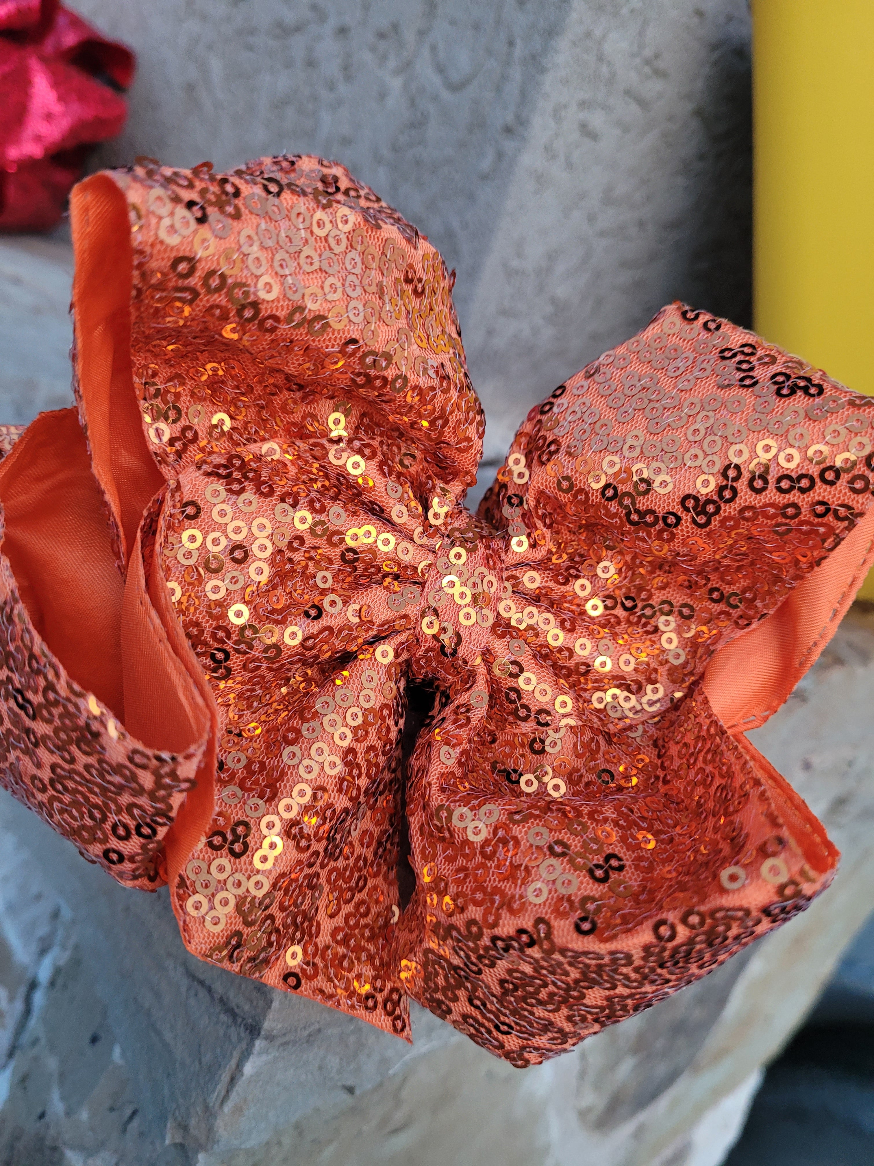 SEQUIN BOWS