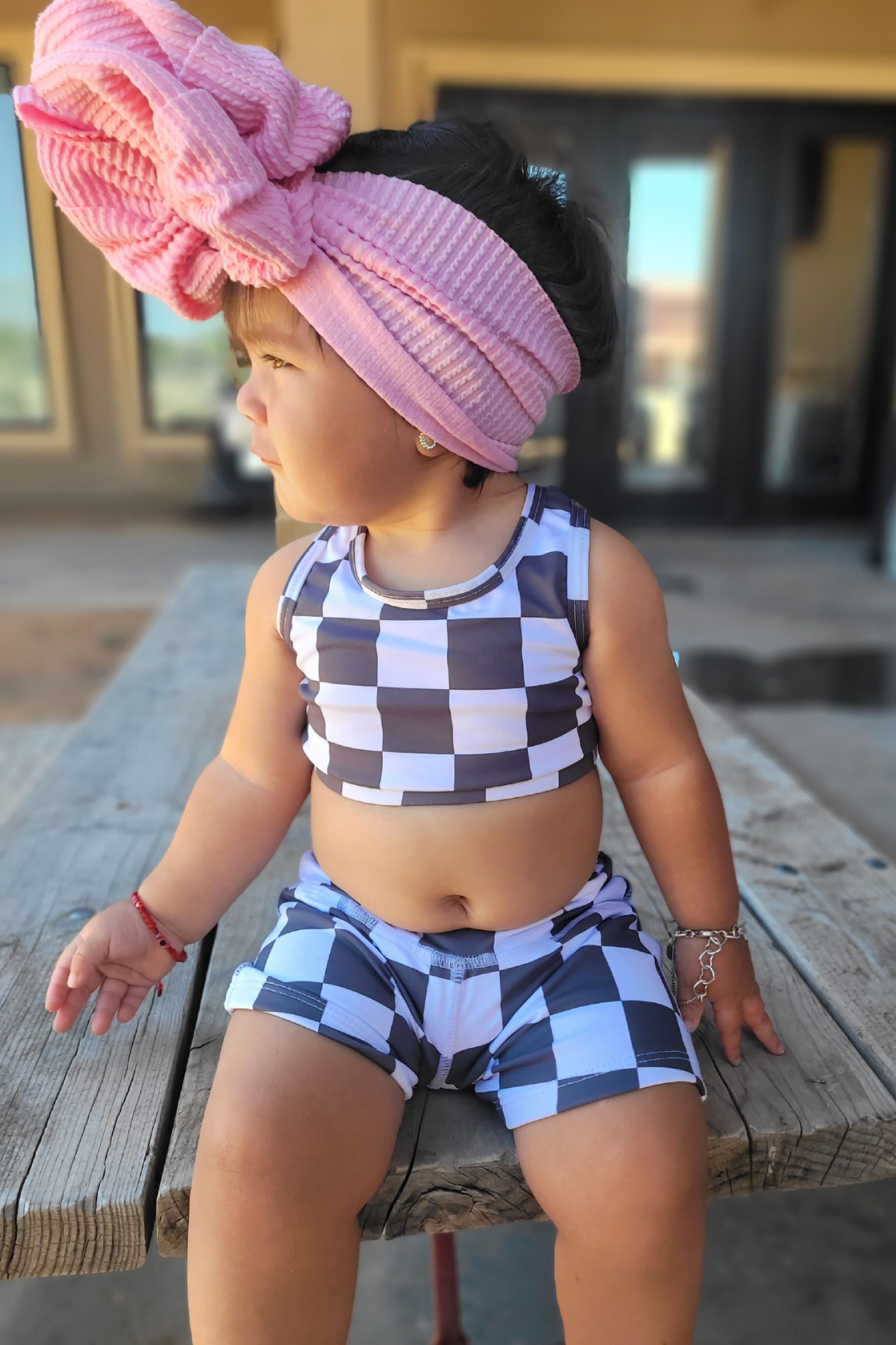 CHECKER TOP