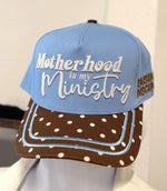 Load image into Gallery viewer, MOTHERHOOD IS MY MINISTRY HAT
