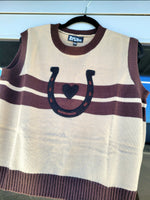 Load image into Gallery viewer, HORSESHOE SWEATER VEST
