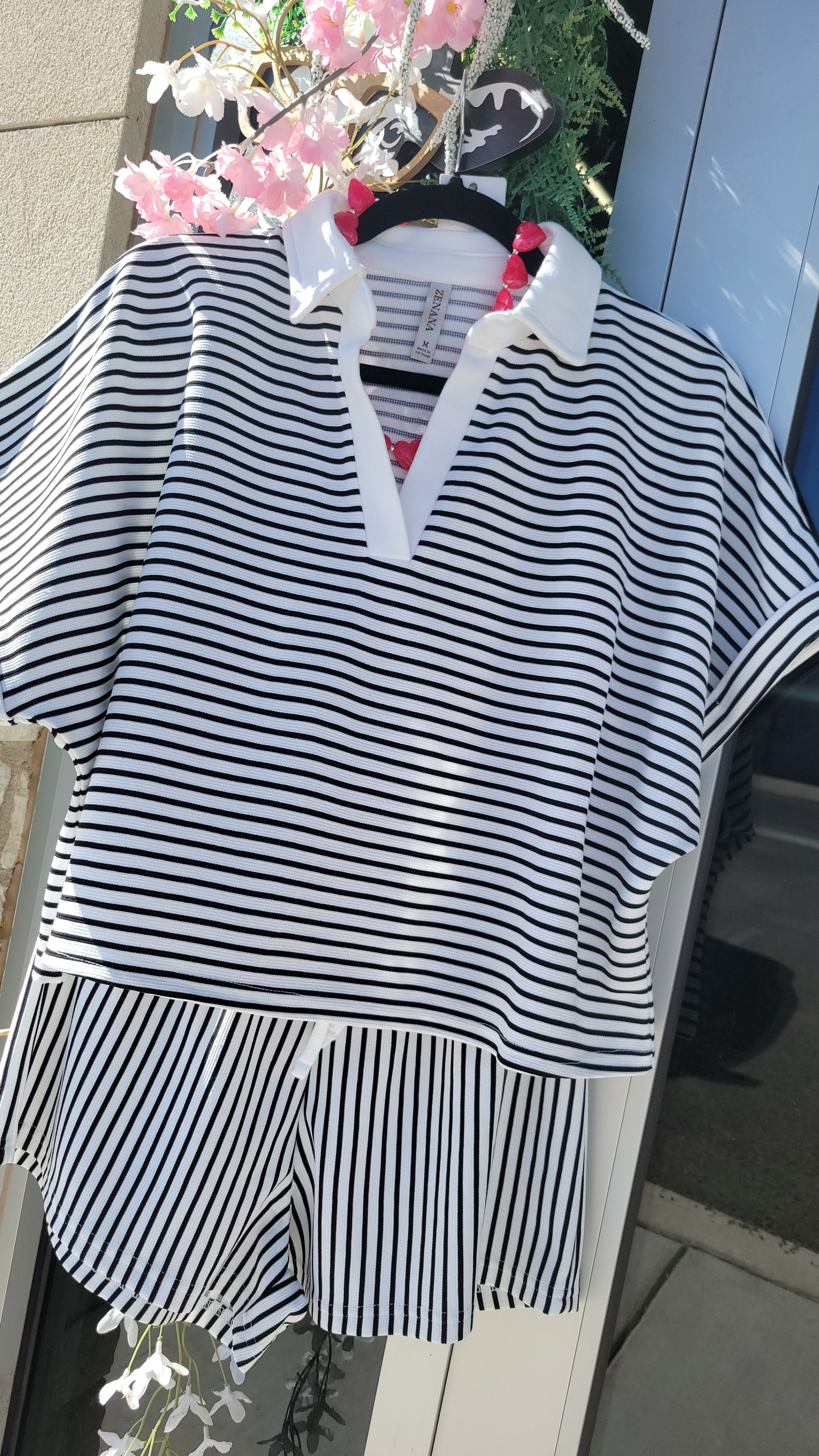 BOSS BABE STRIPED SET