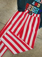 Load image into Gallery viewer, RED STRIPED PANTS
