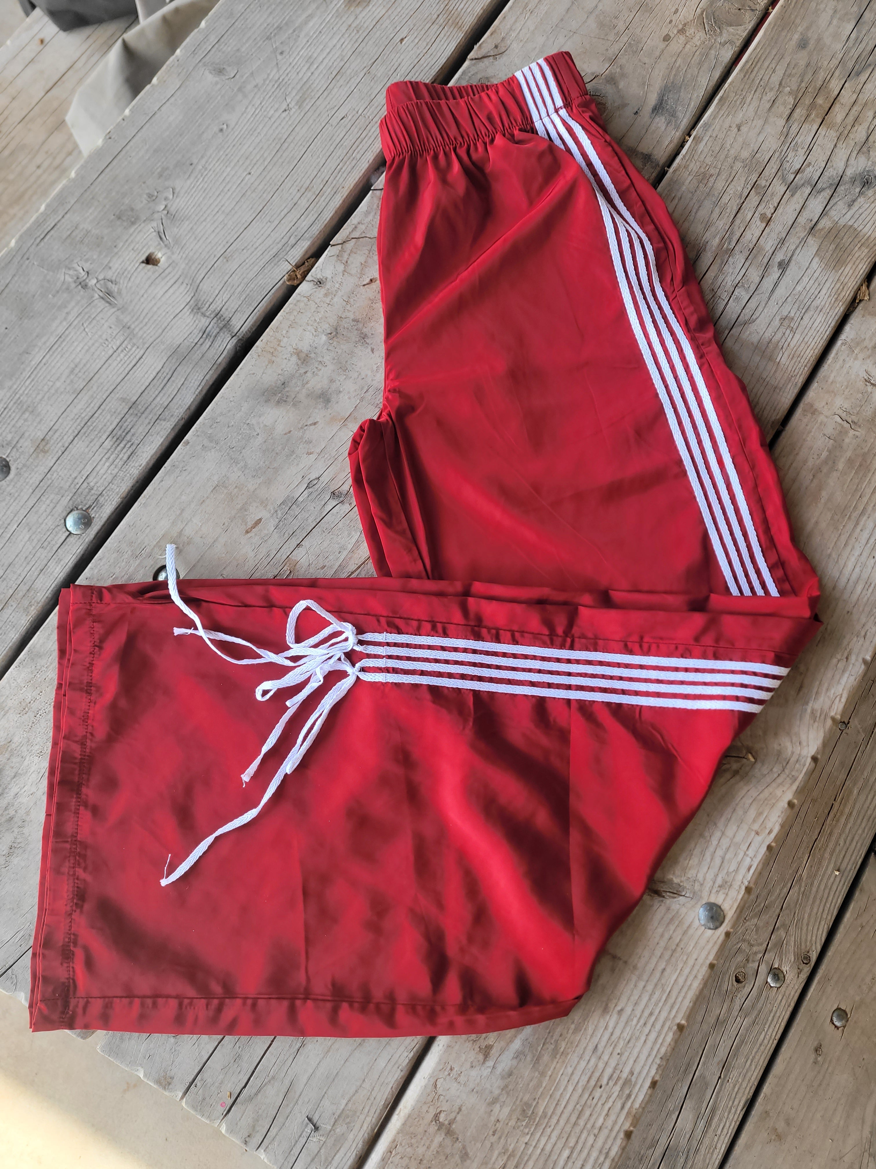 RED TRACK PANTS