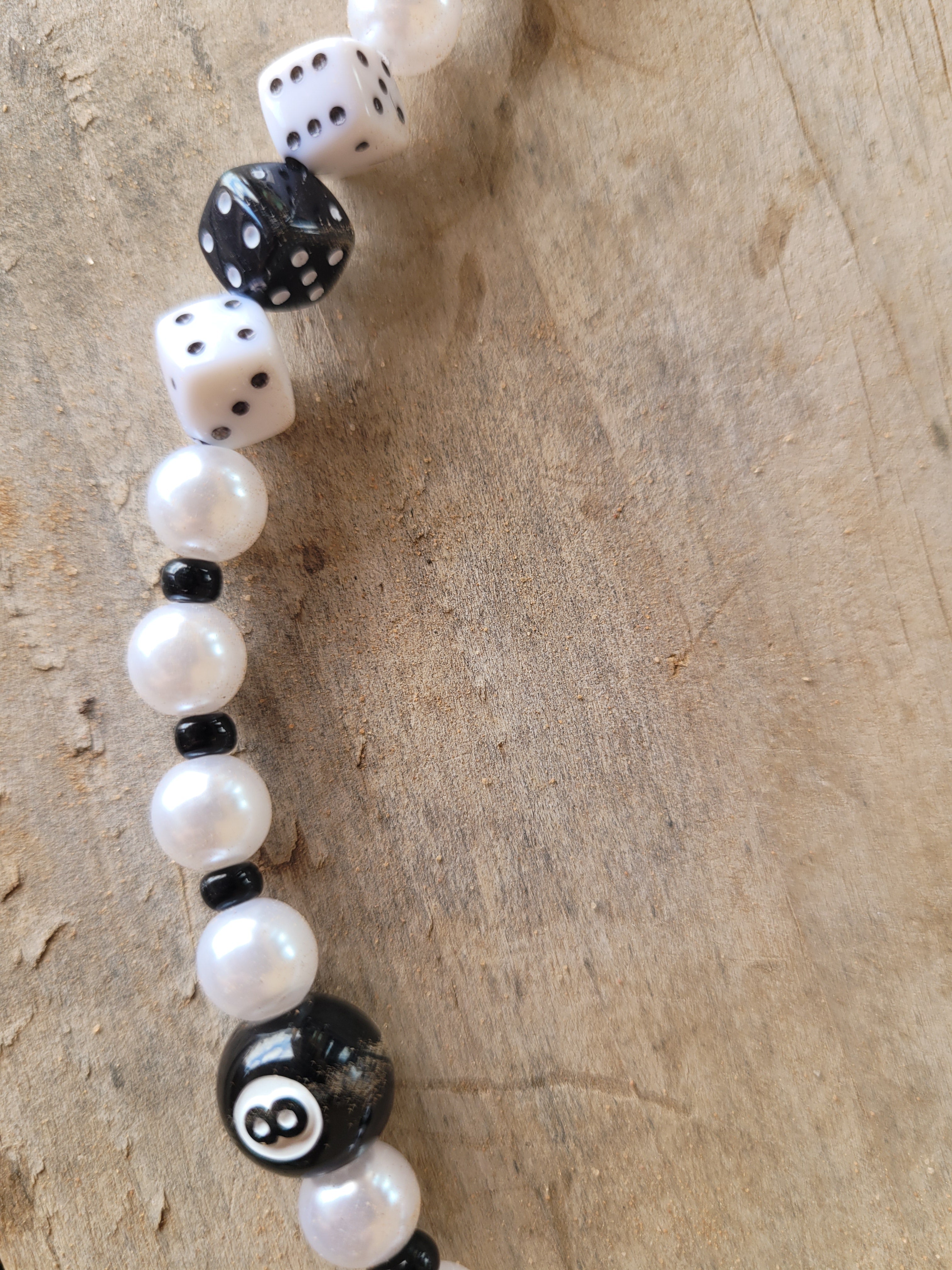 DICE BEAD NECKLACE