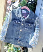 Load image into Gallery viewer, MINI SEQUIN JEAN JACKET
