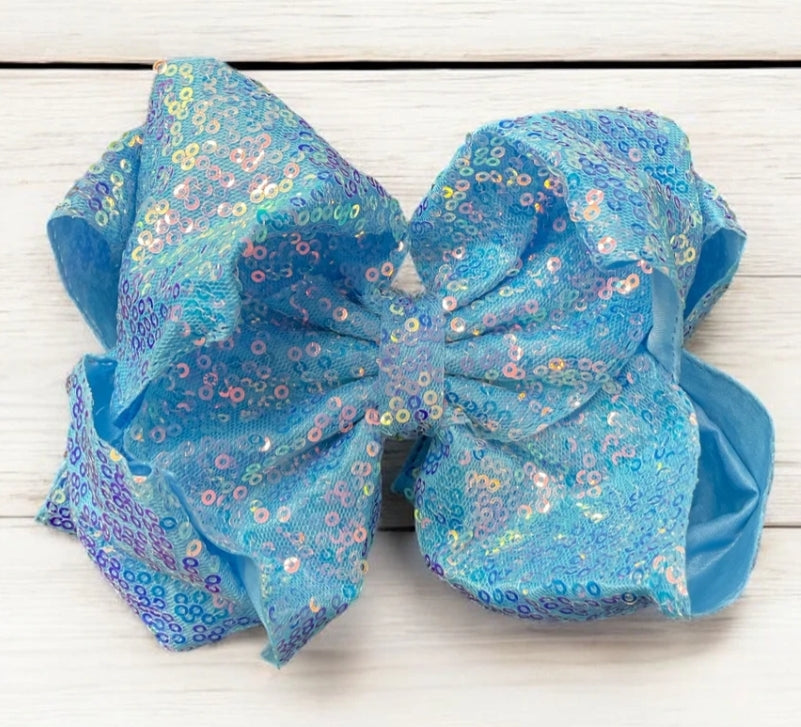 SEQUIN BOWS