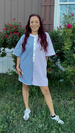 Load image into Gallery viewer, STRIPED ROMPER
