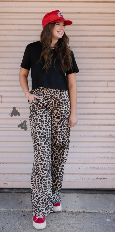 LEOPARD PANTS