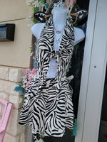 Load image into Gallery viewer, ZEBRA ROMPER
