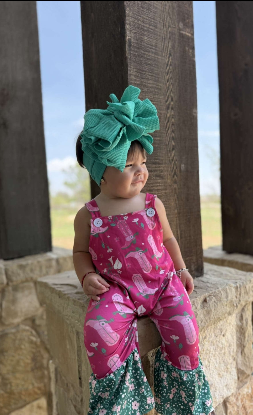 COWGIRL BOOT ROMPER