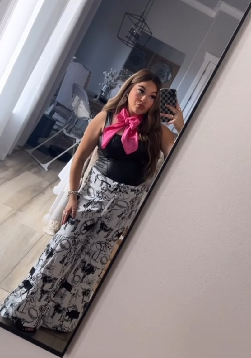 WESTERN FLOWY PANTS