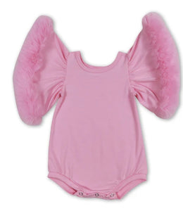 FUR SLEEVE TOP