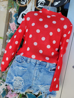 Load image into Gallery viewer, RED POLKA DOT
