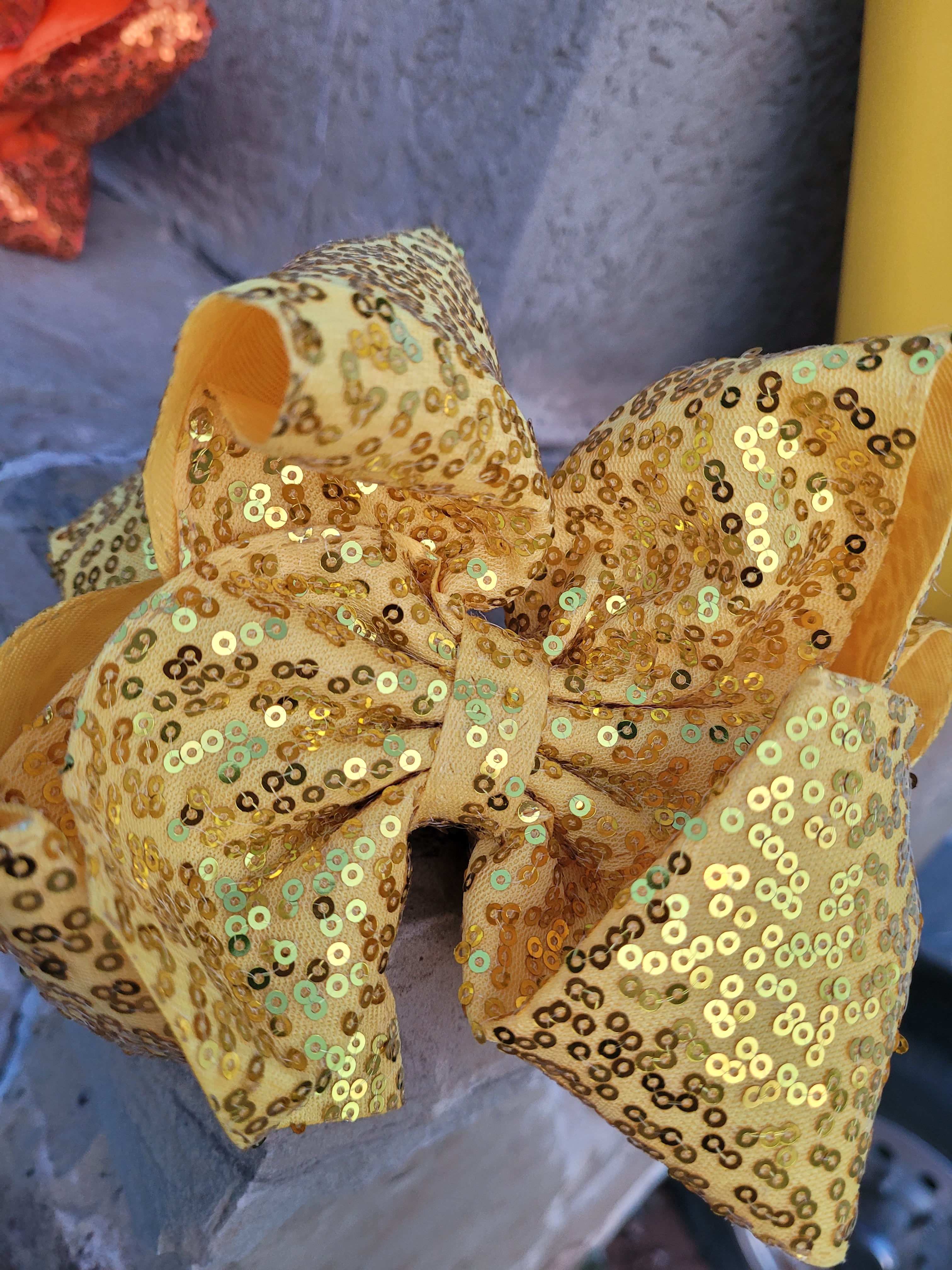 SEQUIN BOWS