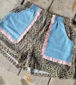 Load image into Gallery viewer, WILD LEOPARD SHORTS
