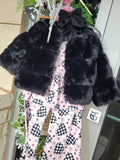 BLACK FUR JACKET