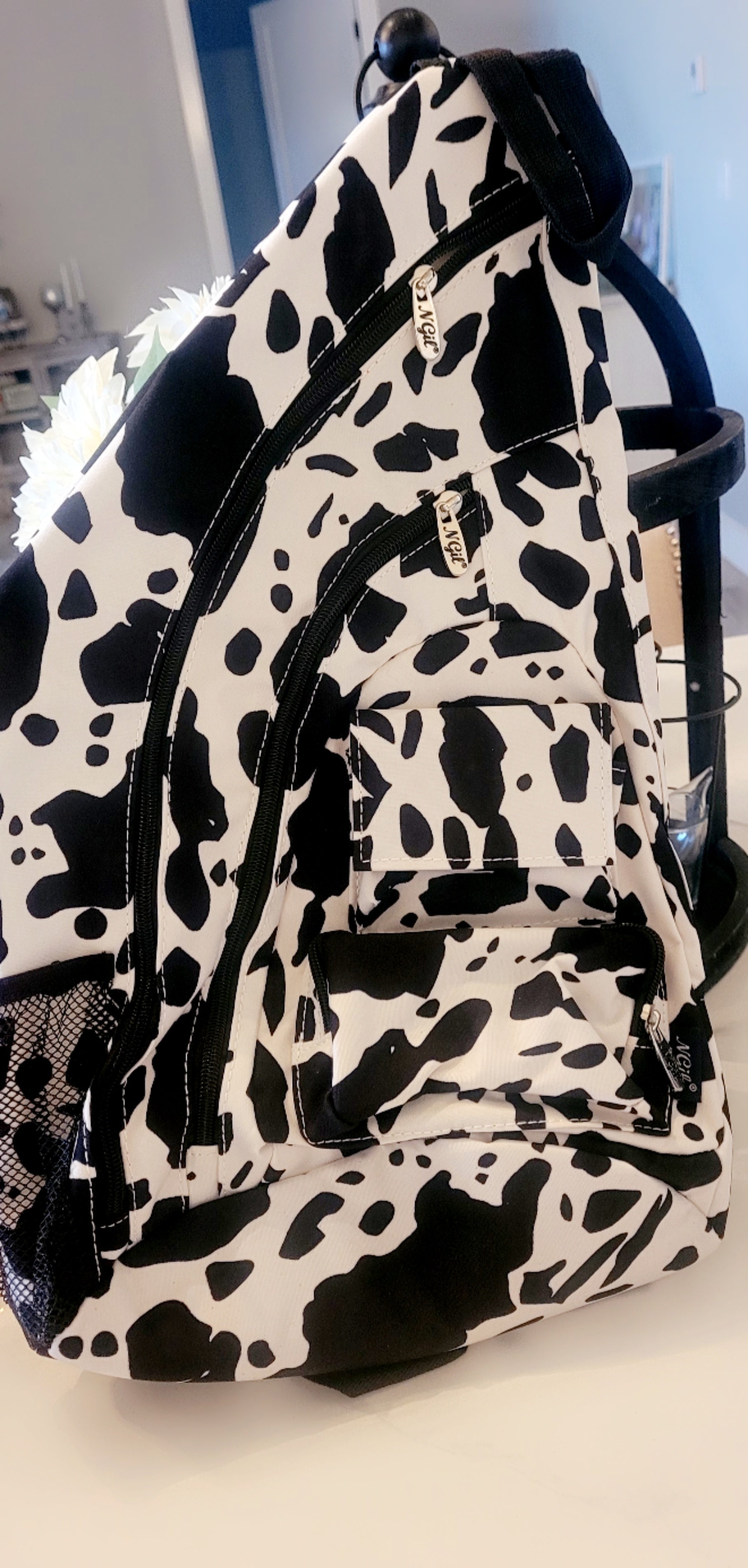 Cowprint Diaperbag/Backpack