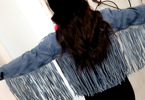 Fringe Jean Jacket